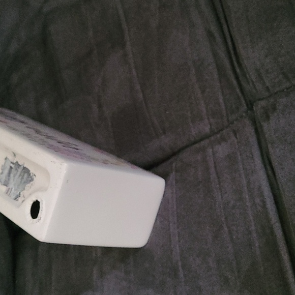 Happy Easter He Is Risen Glass Ceramic Rectangle Cube Sign Pink Purple Yellow - Picture 5 of 7